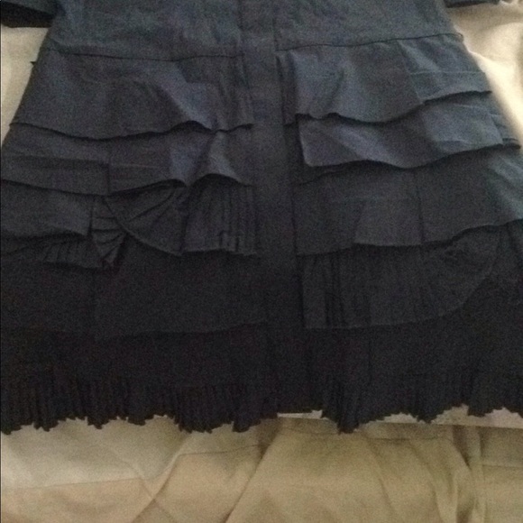 *NWOT BCBGMAXAZRIA navy dress - Picture 3 of 4